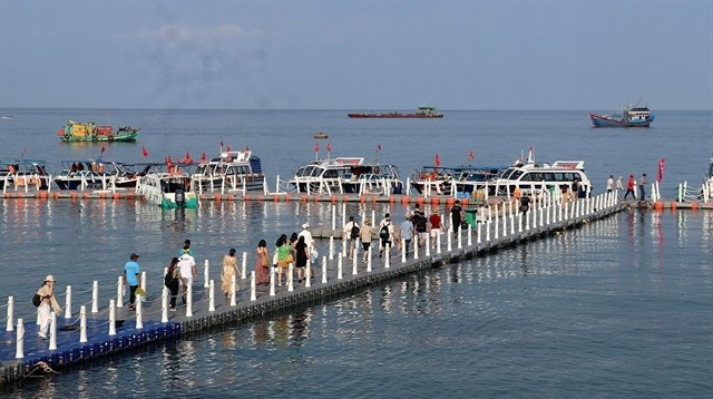 An Thoi Port in Phu Quoc island is set for major upgrades to support logistics and tourism during APEC 2027. (Photo: VNA) 