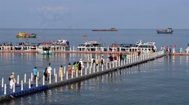 An Thoi Port in Phu Quoc island is set for major upgrades to support logistics and tourism during APEC 2027. (Photo: VNA) 