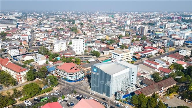 Part of the capital of Vientiane. (Photo: VNA)