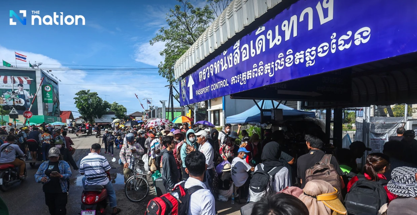 Thailand grants temporary work permits for Cambodian nationals (Photo: https://www.nationthailand.com/)