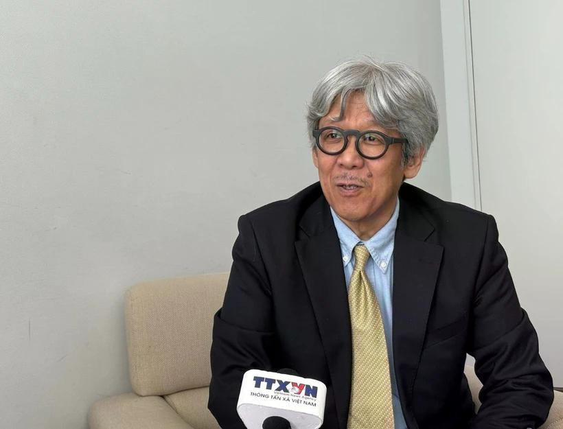 Miyake Kazuhisa, former chief representative of Kyodo News in Vietnam (Photo: VNA)