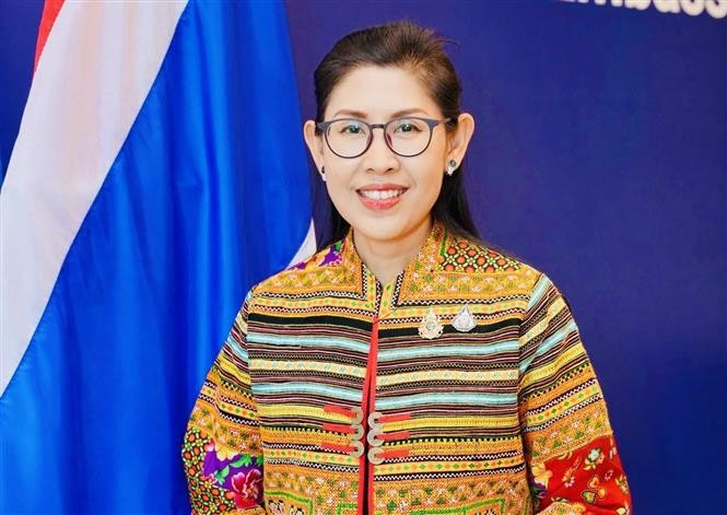 Thai Ambassador to Vietnam Urawadee Sriphiromya (Photo: VNA)