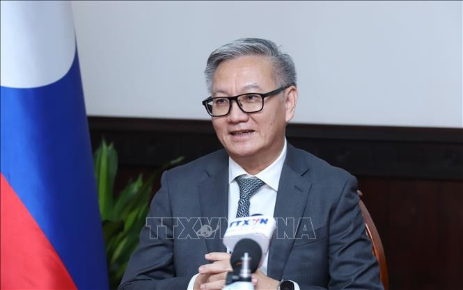 Lao Foreign Minister Thongsavanh Phomvihane (Photo: VNA)