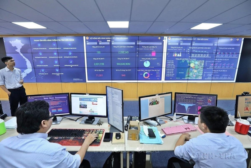 An Giang province focuses on promoting Internet infrastructure to serve digital transformation in all fields. (Photo: VNA)