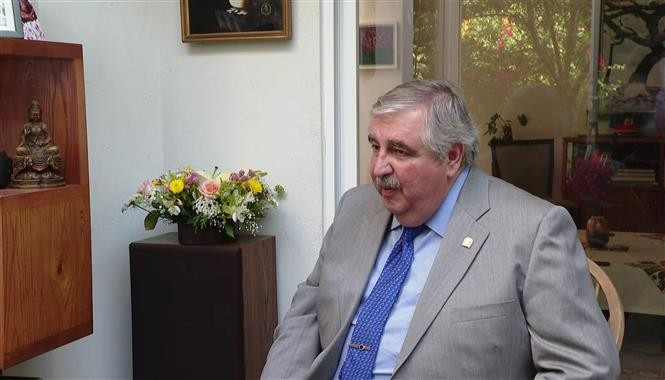 Judge Ricardo Alfredo Sodi Cuellar, President of the State of Mexico’s Court of Justice. (Photo: VNA)