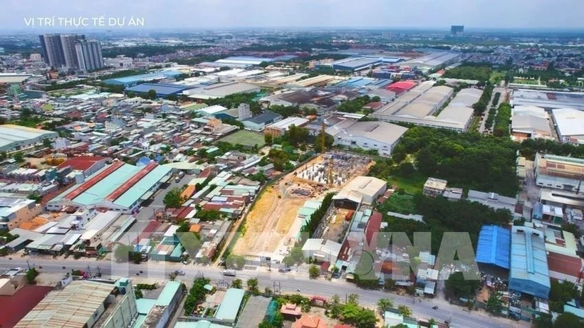 A corner of Di An city in Binh Duong province. (Photo: VNA)