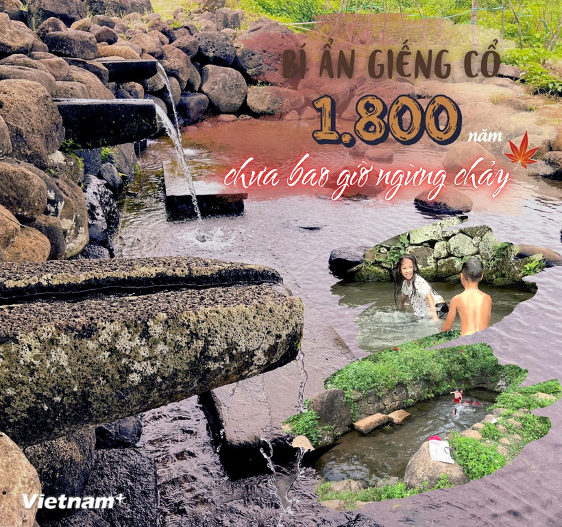 The Gio An system comprises 14 wells across the villages of An Nha, An Huong, Hao Son, Long Son, and Tan Van. (Photo: VietnamPlus)