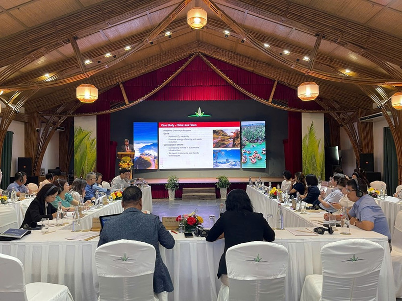 Participants at the workshop on green tourism in Quang Nam province. (Photo: baovanhoa.vn)
