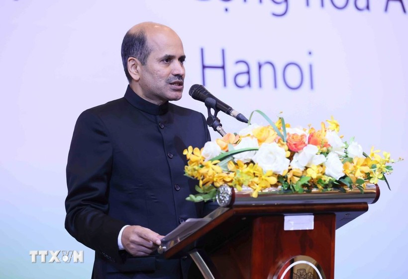 Indian Ambassador to Vietnam Sandeep Arya (Photo: VNA)