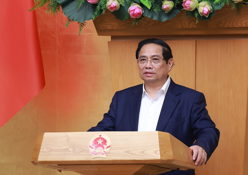 Prime Minister Pham Minh Chinh addresses the session on September 4. (Photo: VNA)