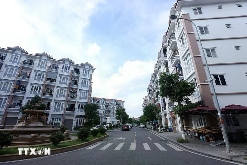 The Hoang Huy New Pruksa Town social housing complex in An Dong commune, An Duong district in Hai Phong city. (Photo: VNA)