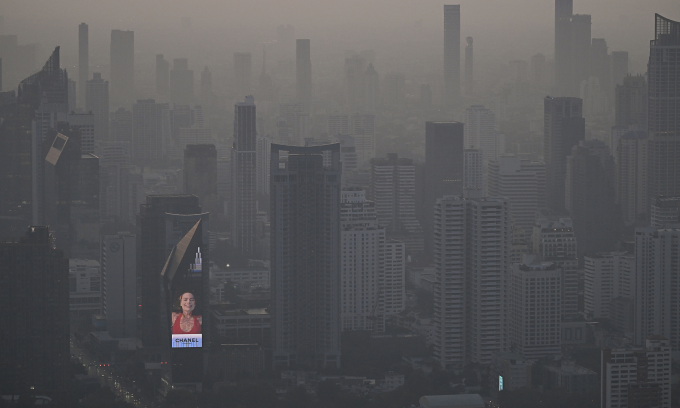Air pollution in Bangkok, Thailand on January 20, 2025. (Photo: AFP/VNA) 