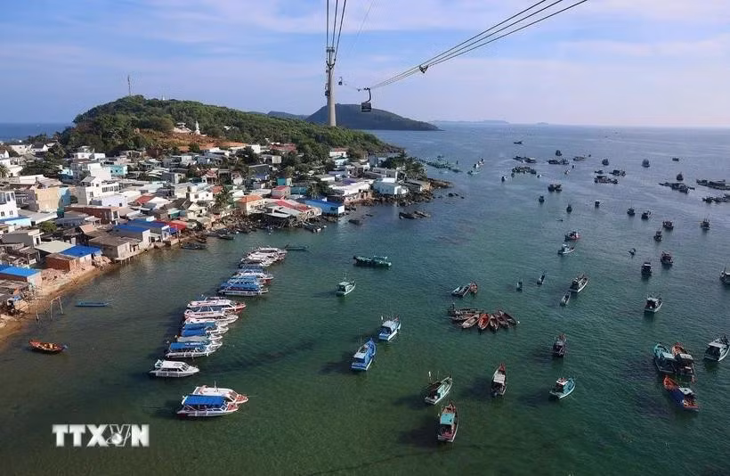 Phu Quoc island city in the southern province of Kien Giang will host the 2027 APEC Economic Leaders’ Week. (Photo: VNA)