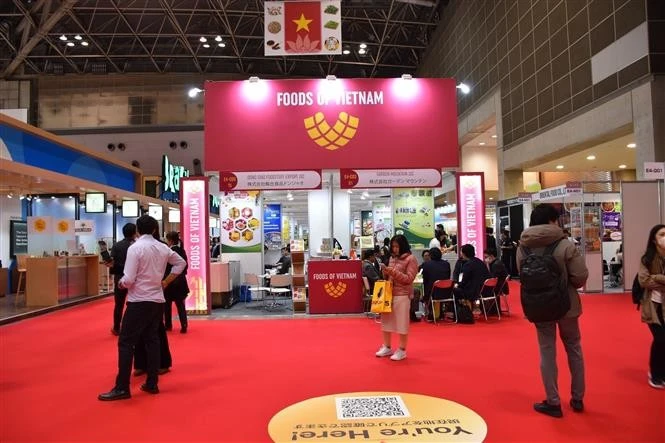 Vietnamese booth at Foodex Japan 2025. (Photo: VNA)