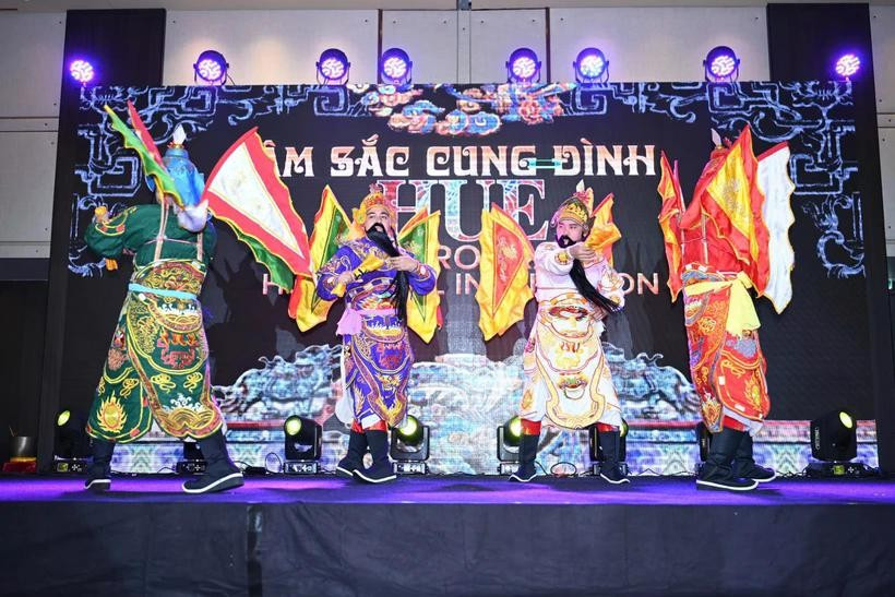 The Hue royal court music performed at the event (Photo: Vietnam National Authority of Tourism)