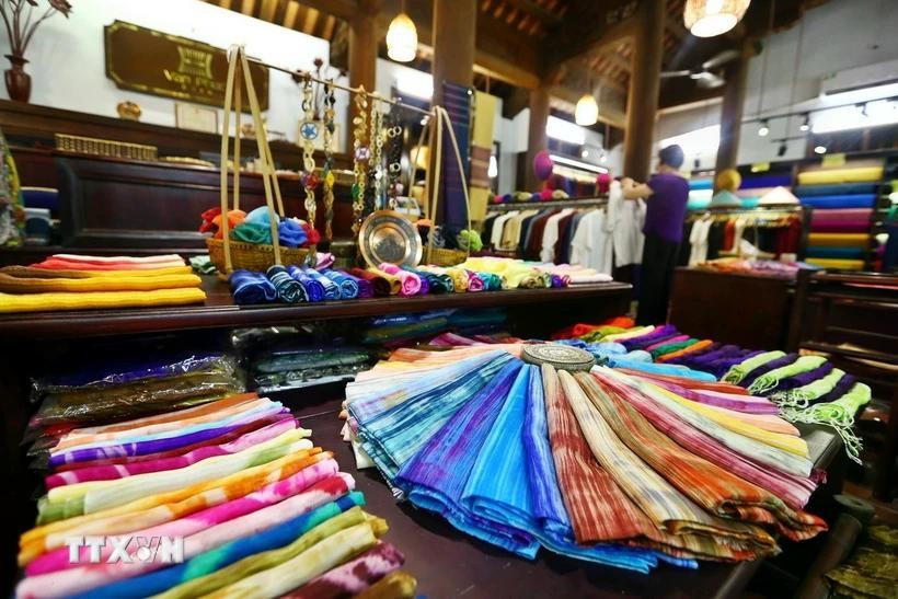 Van Phuc silk products (Photo: VNA)