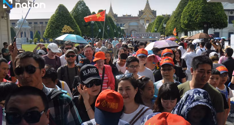 Thailand serves over 18.08 million foreign visitors, earning 1.4 trillion THB (43.44 billion USD) in revenue. (Photo: https://www.nationthailand.com/)