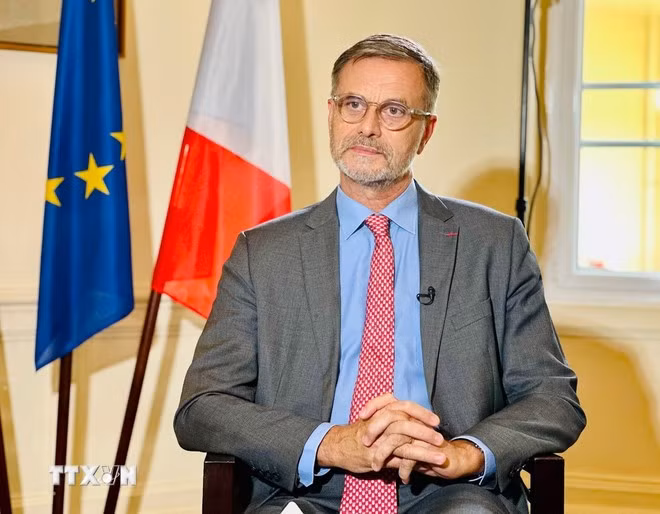 French Ambassador to Vietnam Olivier Brochet (Photo: VNA)