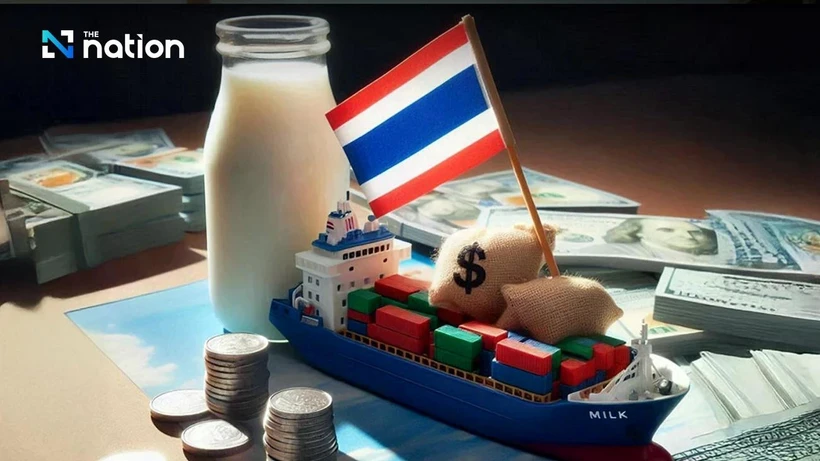 Thailand continues to lead ASEAN’s dairy market, with exports growing by 11.5% in 2024 to 582.62 million USD (Photo: nationthailand.com)