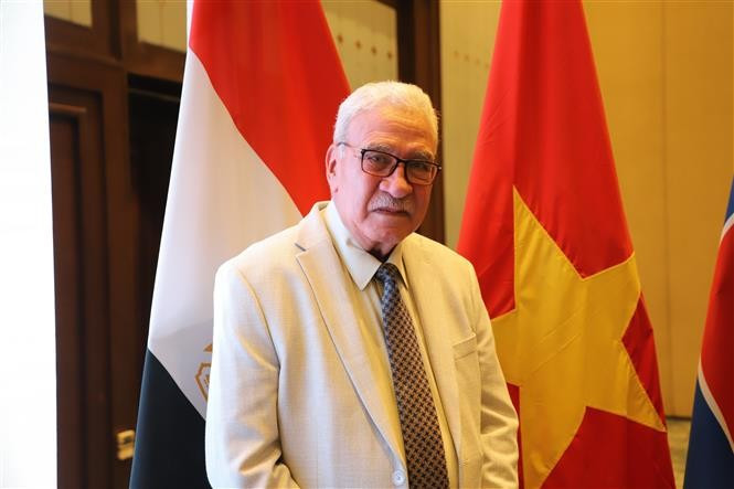 General Secretary of the Egyptian Communist Party Salah Adly (Photo: VNA)
