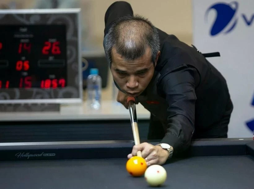 Vietnamese player Tran Quyet Chien (Photo: VNA)