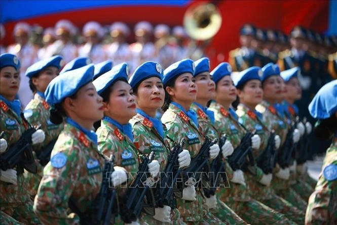 Vietnam’s engagement in UN peacekeeping operations demonstrates the country’s growing maturity and its strong commitment and responsibility to the international community. (Photo: VNA)