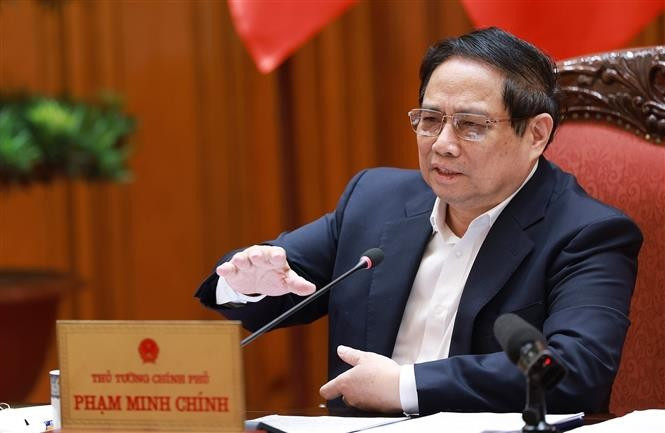 Prime Minister Pham Minh Chinh speaks at the meeting of the Government Party Committee’s Standing Board on July 1. (Photo: VNA)