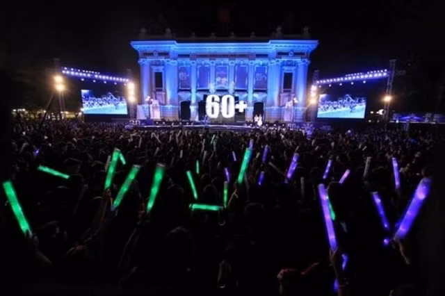 Earth Hour Kick-off Ceremony last year. (Photo: VNA)