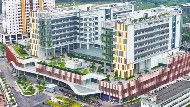 The 1,000-bed Thu Duc Regional General Hospital in HCM City’s northeastern gateway is set to be inaugurated in April to mark the 50th National Reunification Day. (Photo: plo.vn)