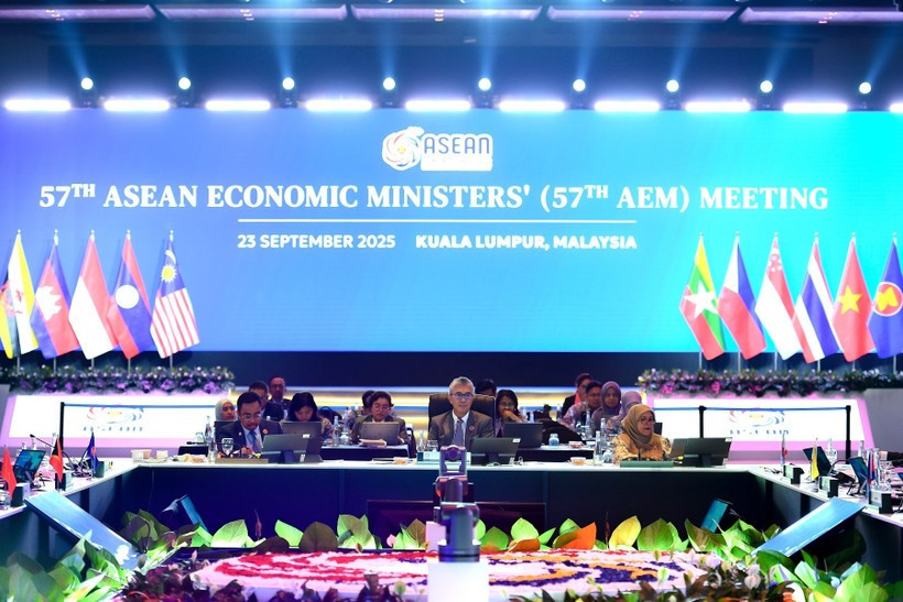 An overview of the 57th ASEAN Economic Ministers’ Meeting (AEM). (Photo published by VNA)