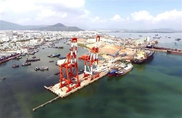 Quy Nhon port in Binh Dinh province. (Photo: VNA)