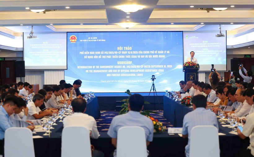At the workshop to introduce Decree No.242/2025/ND-CP on the management and use of ODA and foreign concessional loans (Photo: VietnamPlus)