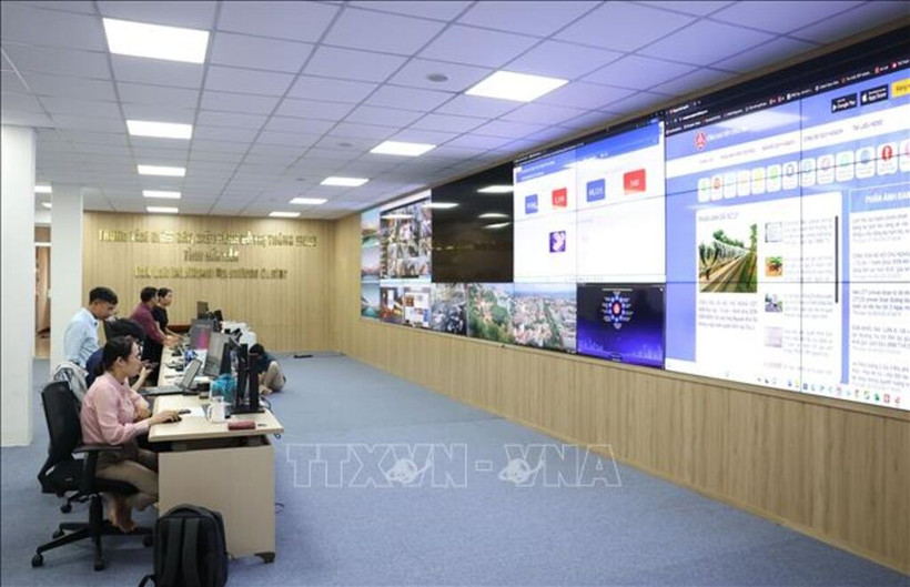 The smart urban management centre in Dak Lak province (Photo: VNA)