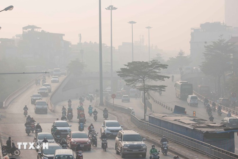 Air pollution in Hanoi. (Photo: VNA)