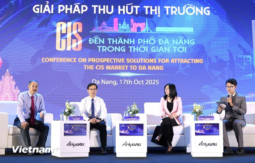 Conference on prospective solutions for attracting CIS market to Da Nang (Photo: VietnamPlus)