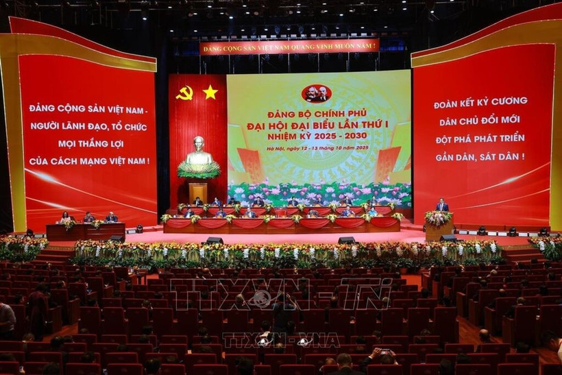 The first congress of the Government Party Organisation takes place earlier this month. (Photo: VNA)
