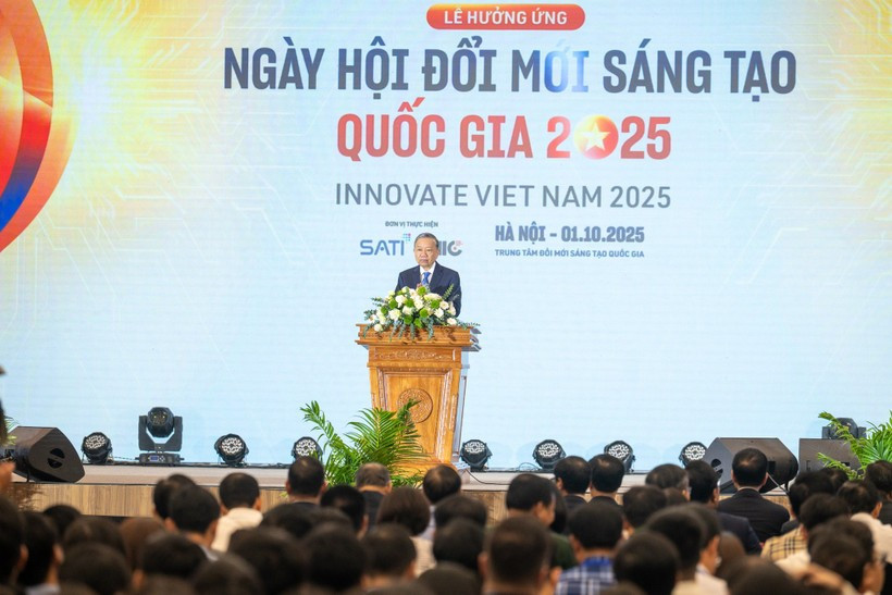 Party General Secretary To Lam speaks at the event (Photo: VietnamPlus)
