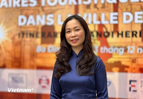 Dr. Nguyen Thi Hiep from Expertise France (Photo: VietnamPlus)