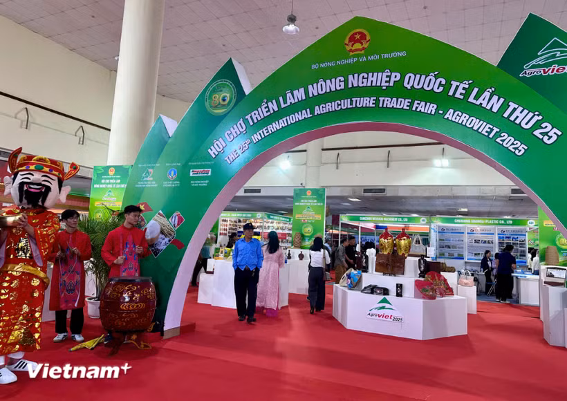 The International Agriculture Trade Fair AgroViet 2025 opens on November 12 in Hanoi. (Photo: VNA)