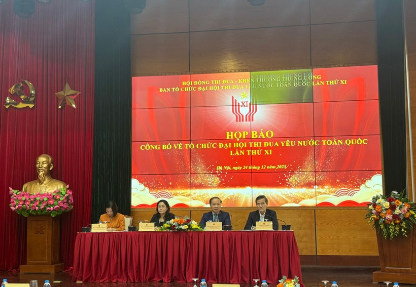 The December 24 press conference ahead of the 11th National Patriotic Emulation Congress. (Photo: VietnamPlus)