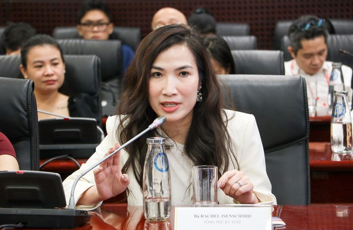 Rachel Nguyen Isenschmid, Secretary-General of the Swiss-Viet Economic Forum (Photo: baodautu.vn)