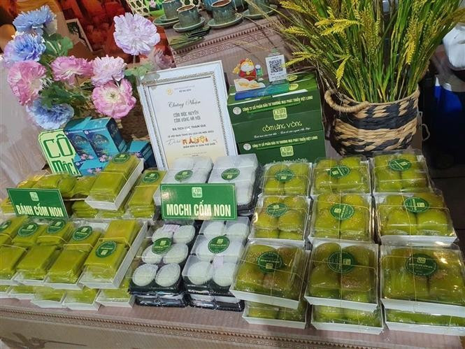 "Com" products at the Autumn Fair 2025. (Photo: VNA)