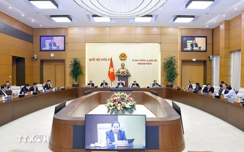 An overview of the 51st session of the National Assembly Standing Committee (Photo: VNA)