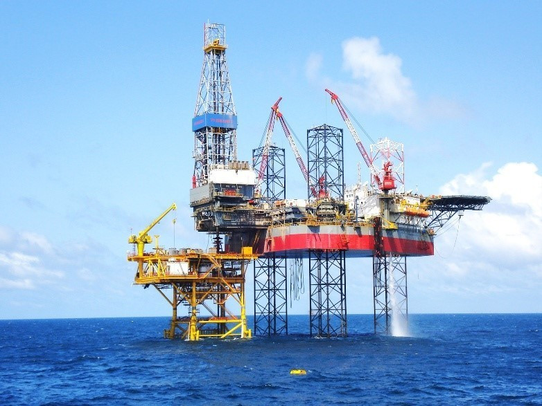 Jack-up rig PV DRILLING (Photo: nangluongvietnam.vn)