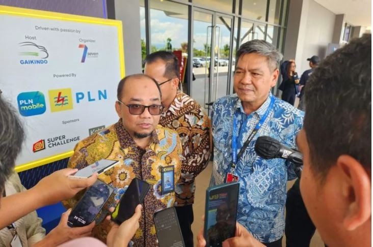 Director General of the Metal, Machinery, Transportation Equipment, and Electronics (ILMATE) Industry at the Ministry of Industry Setia Diarta during the Opening of GIIAS Makassar on November 5. (Photo: ANTARA)