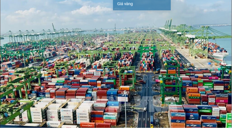 Singapore’s Pasir Panjang, one of the world-leading ports in terms of automation technology (Photo: VNA)