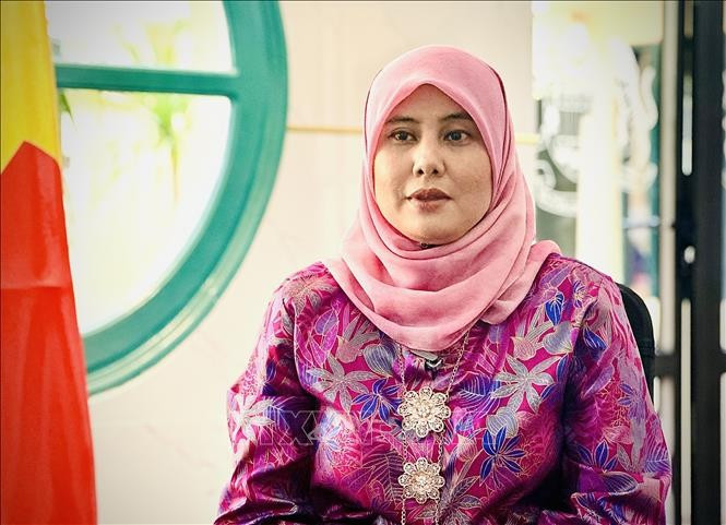Malaysian Deputy Ambassador to Vietnam Cik Aida Safura Niza Othman (Photo: VNA)
