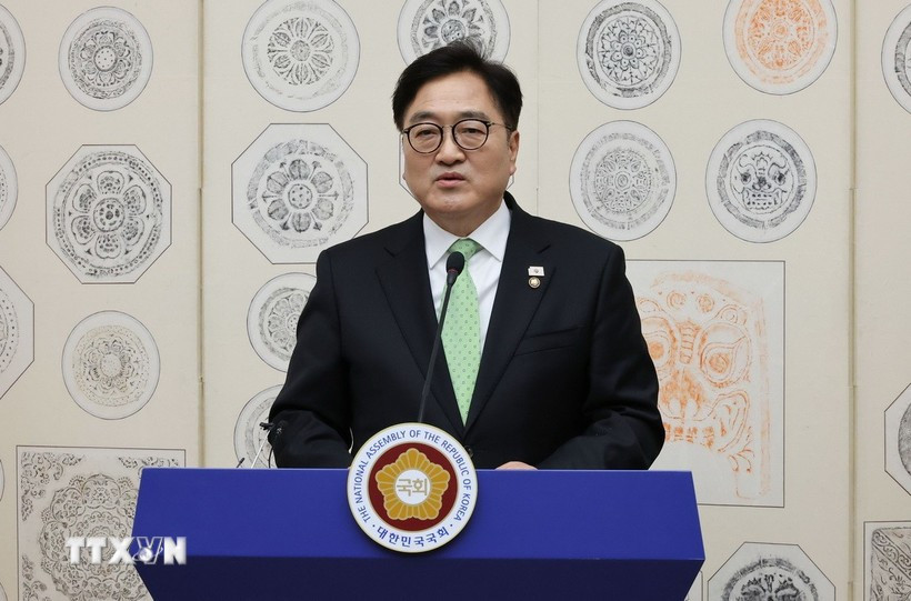 Speaker of the National Assembly of the Republic of Korea Woo Won Shik (Photo: Yonhap/VNA)
