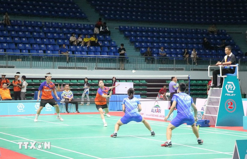 At the qualifying round of the “Felet Vietnam International Series 2025”, which officially began in Bac Ninh province on October 28. (Photo: VNA)