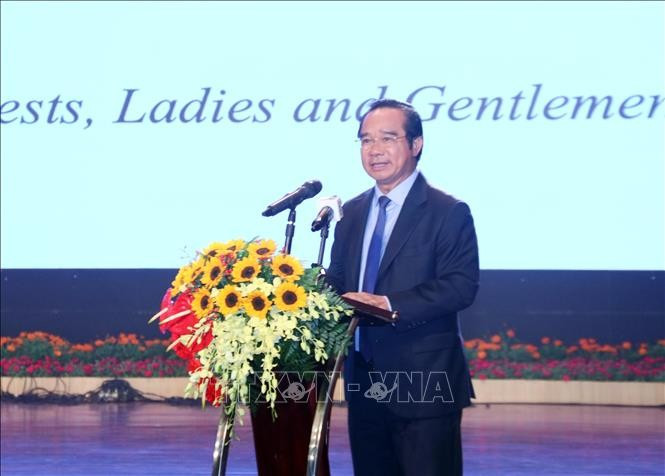 Chairman of the HCM City People’s Committee Nguyen Van Duoc speaks at the celebration of the 50th anniversary of Vietnam – New Zealand diplomatic ties on November 28. (Photo: VNA)